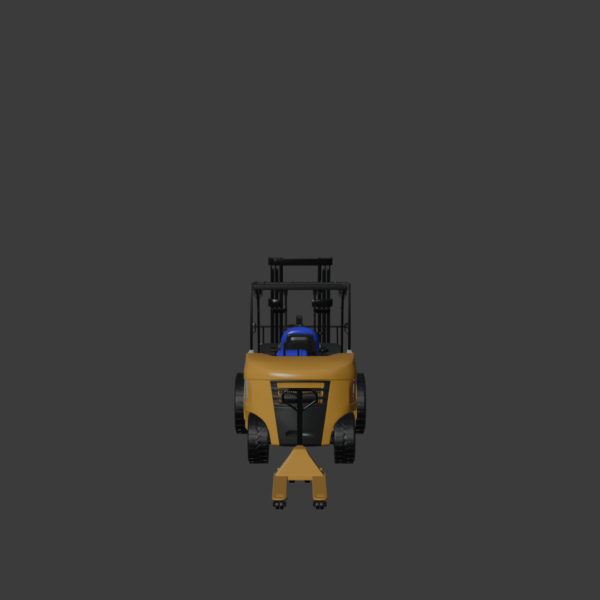 CAT Forklift 3D Model
