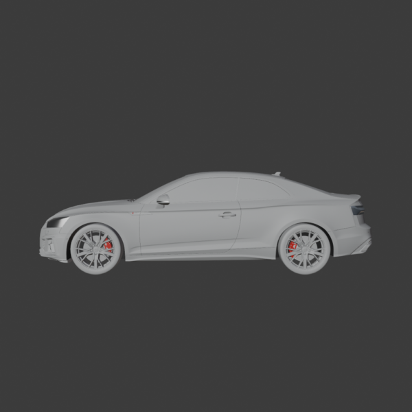 Audi A5 Coupe S-Line 3D Model