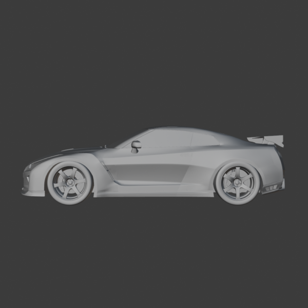 Nissan GTR R35 Godzilla 3D Model