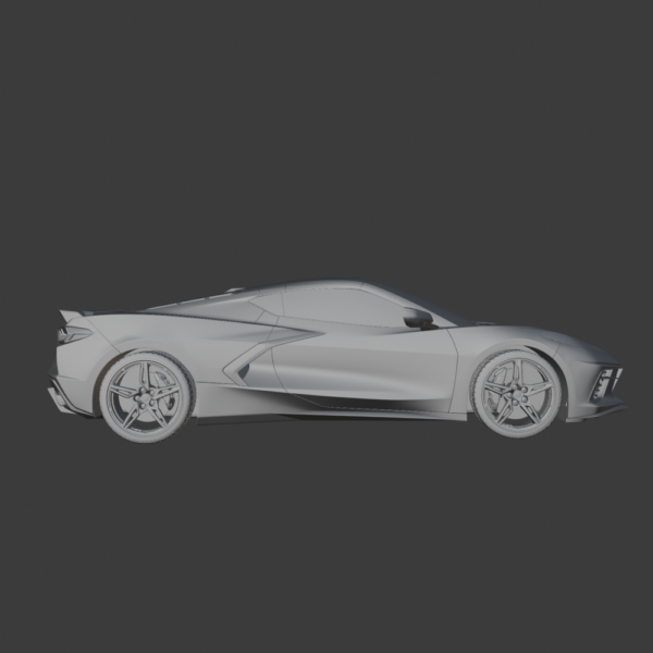 Chevrolet Corvette C8 3D Model