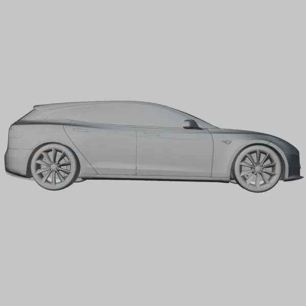 Tesla Model S Shooting Brake 3D Model