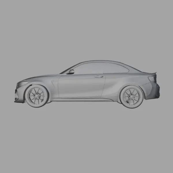 BMW M2 CS 2020 3D Model