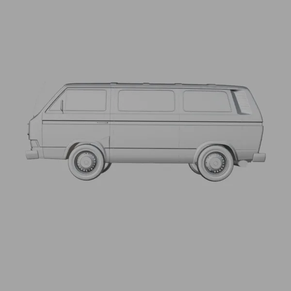 Volkswagen Transporter T3 3D Model