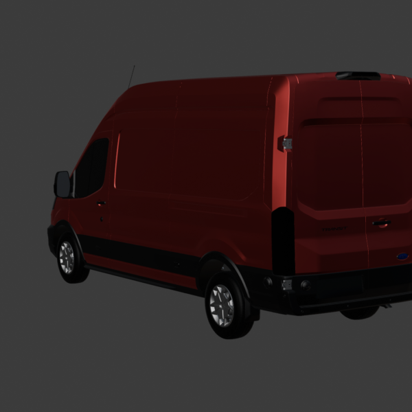 Ford Transit Van L3H3 Trend 3D Model