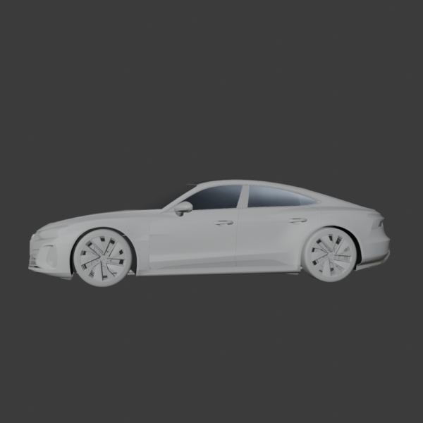 0002 Audi E-Tron GT Quattro 3D Model