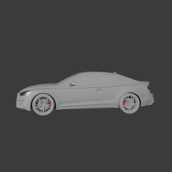Audi A5 Coupe S-Line 3D Model