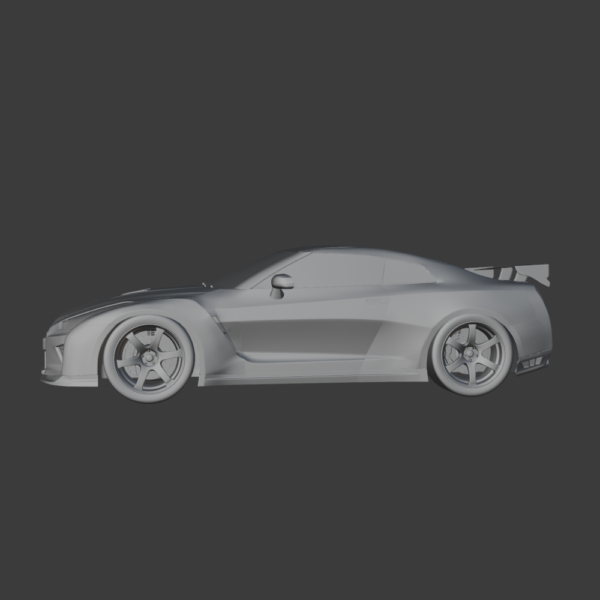 Nissan GTR R35 Godzilla 3D Model
