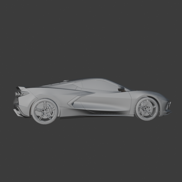 Chevrolet Corvette C8 3D Model