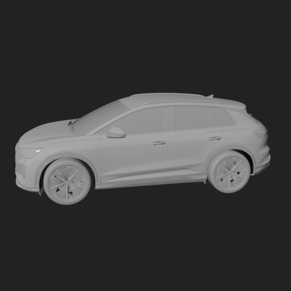 0002 Audi Q4 E-Tron S Line 3D Model