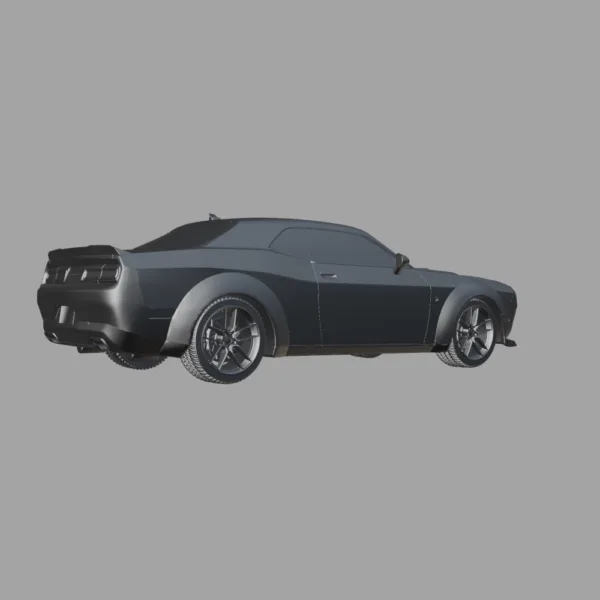 0002 Dodge Challenger SRT Hellcat 3D Model