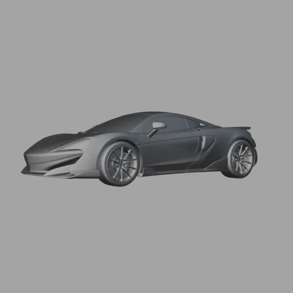 0002 McLaren 600LT 3D Model