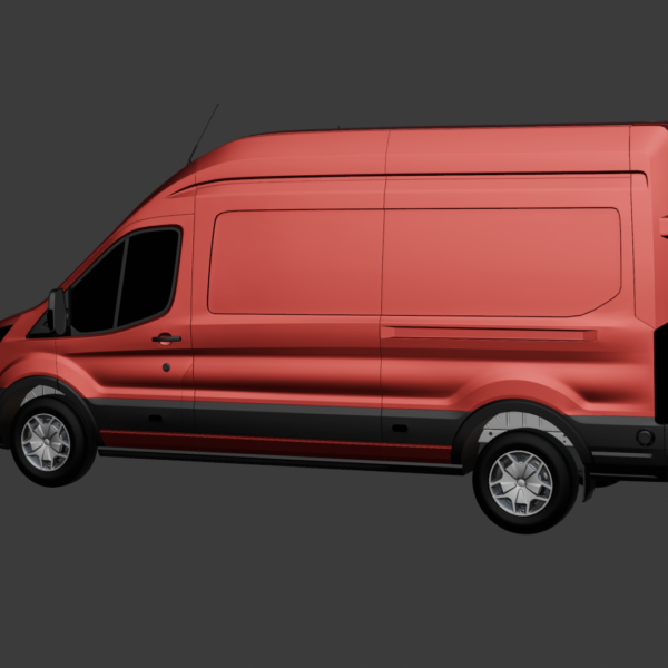 Ford Transit Van L3H3 Trend 3D Model