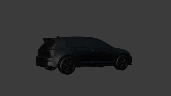 Volkswagen Golf 8 R 3D Model