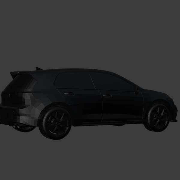 Volkswagen Golf 8 R 3D Model