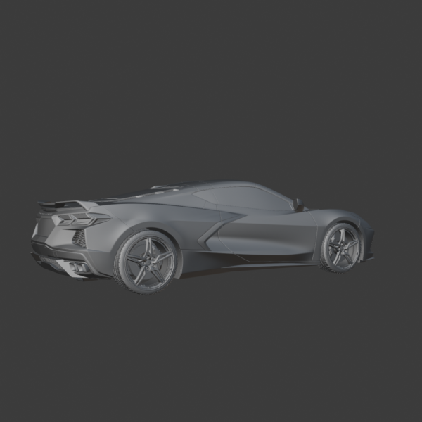 Chevrolet Corvette C8 3D Model