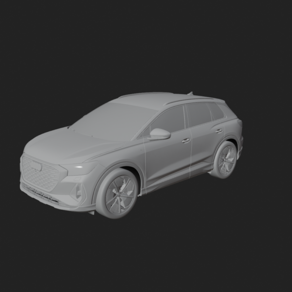 0003 Audi Q4 E-Tron S Line 3D Model