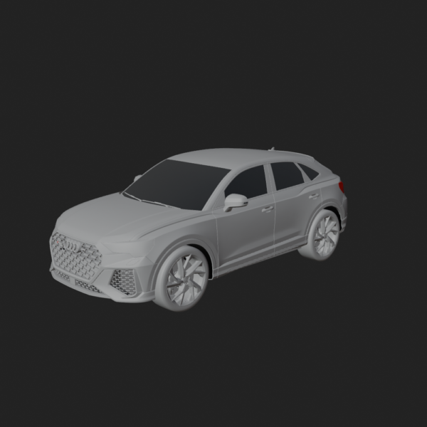 Audi RS Q3 Sportback 3D Model – Dynamic and Compact SUV