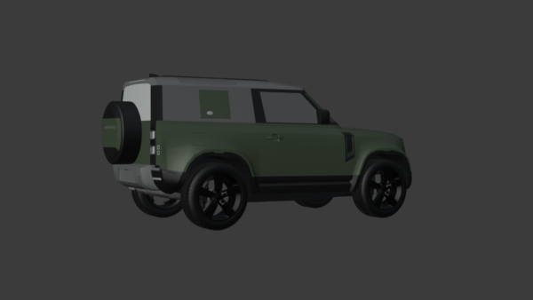 0003 Land Rover Defender 90 3D model