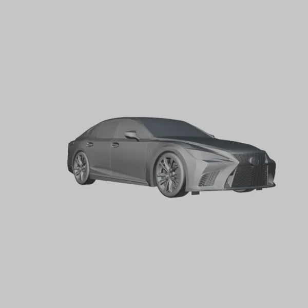 0003 Lexus LS500h F Sport 2021 3D Model