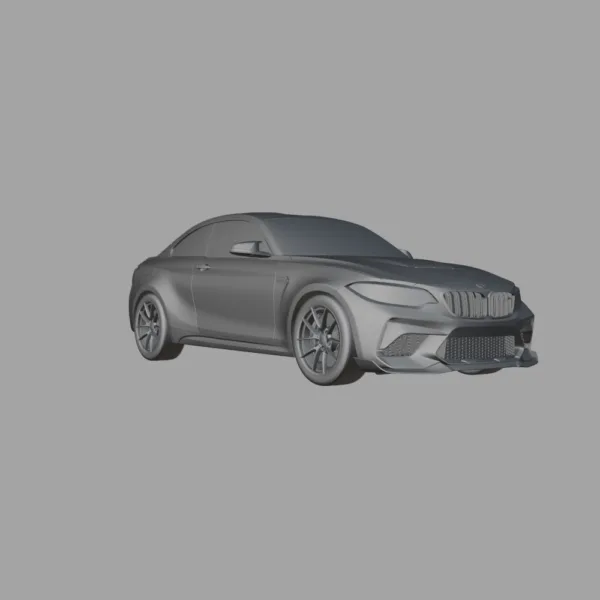 BMW M2 CS 2020 3D Model