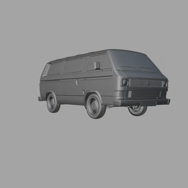 Volkswagen Transporter T3 3D Model
