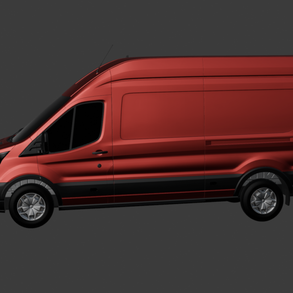 Ford Transit Van L3H3 Trend 3D Model