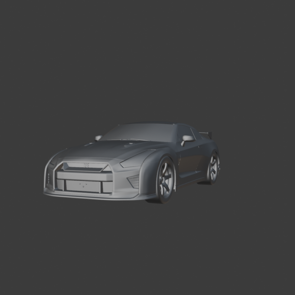 Nissan GTR R35 Godzilla 3D Model