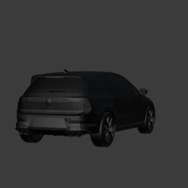Volkswagen Golf 8 R 3D Model