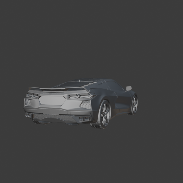 Chevrolet Corvette C8 3D Model