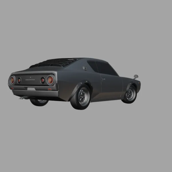 0004 Datsun 240K GT 1973 3D Model