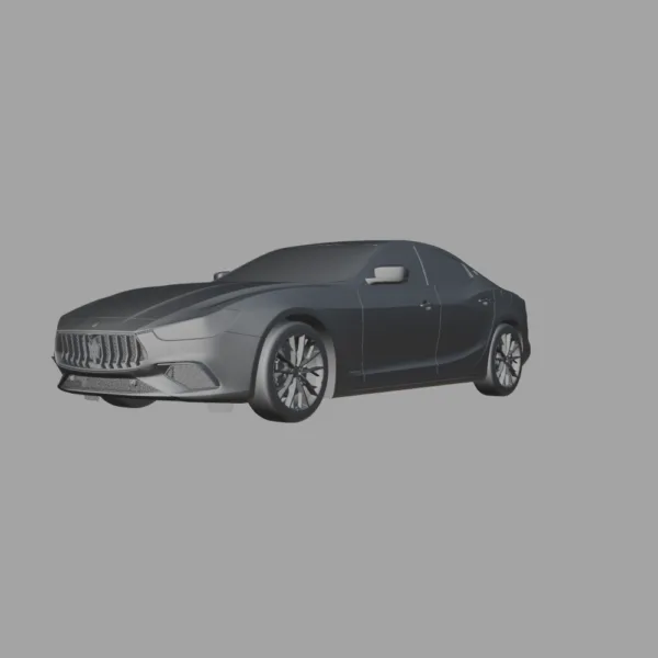 Maserati Ghibli Hybrid 3D Model