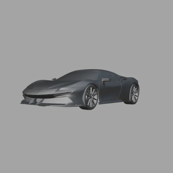 0004 Ferrari SF90 Spider 3D Model