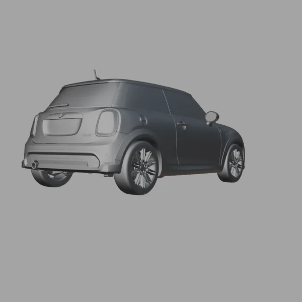 0004 Mini Cooper 3-Door 3D Model