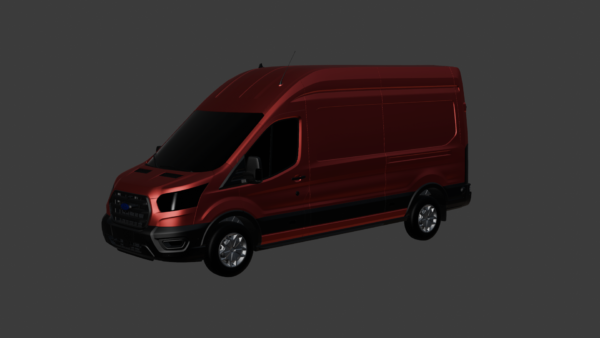 Ford Transit Van L3H3 Trend 3D Model