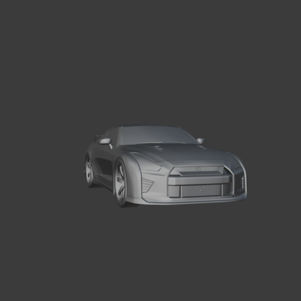 Nissan GTR R35 Godzilla 3D Model