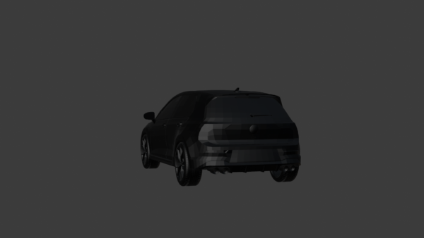 Volkswagen Golf 8 R 3D Model
