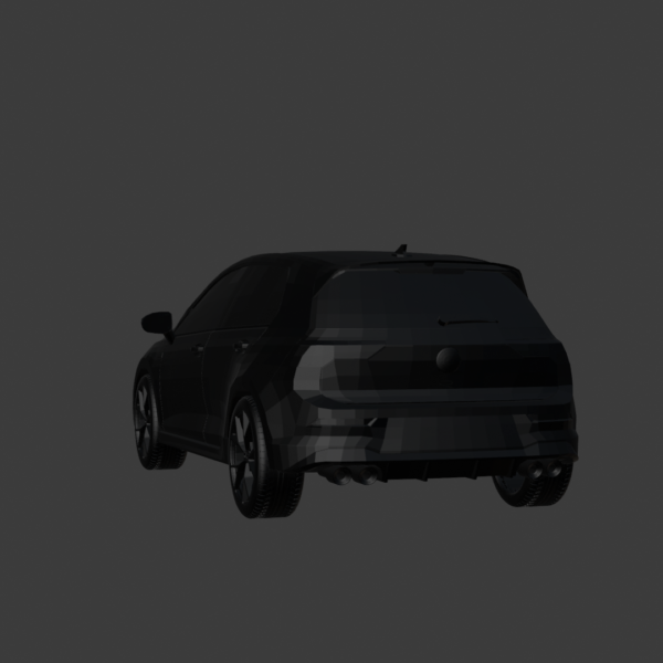 Volkswagen Golf 8 R 3D Model