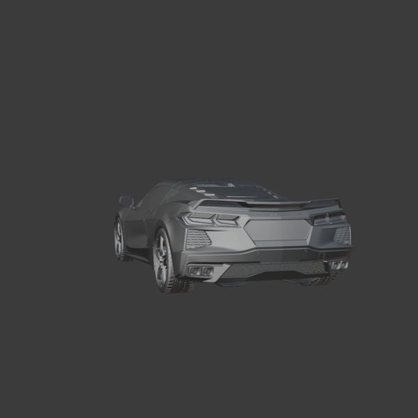 Chevrolet Corvette C8 3D Model