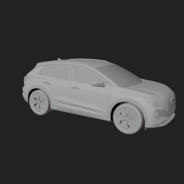 0005 Audi Q4 E-Tron S Line 3D Model