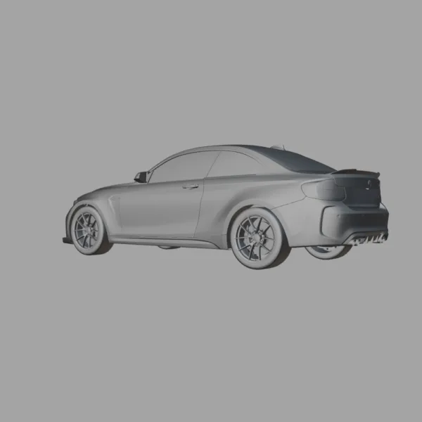 BMW M2 CS 2020 3D Model