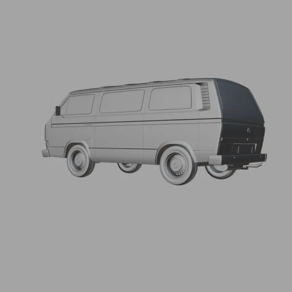 Volkswagen Transporter T3 3D Model