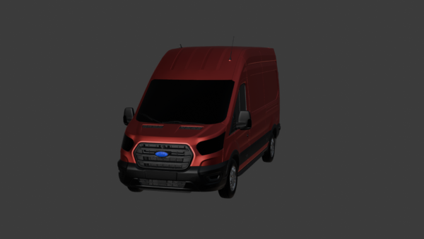 Ford Transit Van L3H3 Trend 3D Model