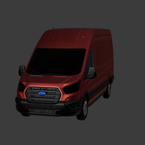 Ford Transit Van L3H3 Trend 3D Model