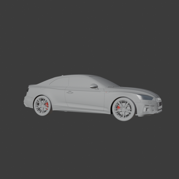 Audi A5 Coupe S-Line 3D Model