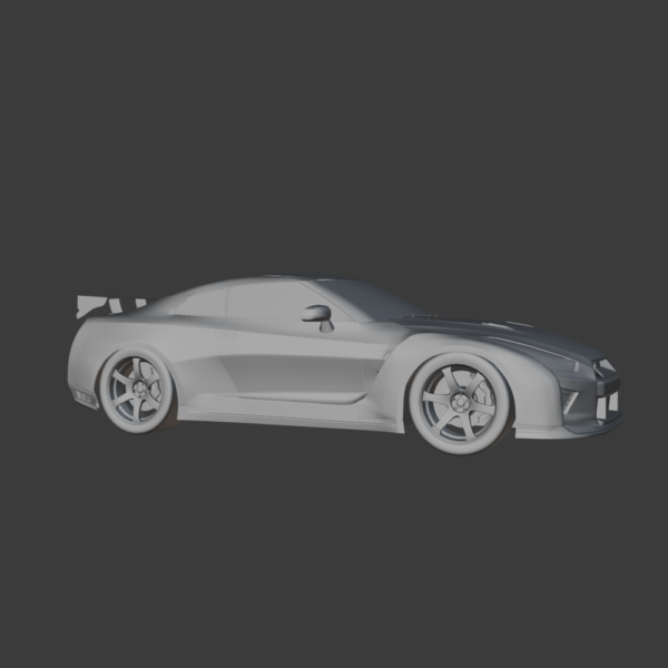 Nissan GTR R35 Godzilla 3D Model