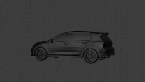 Volkswagen Golf 8 R 3D Model