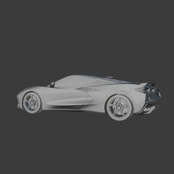 Chevrolet Corvette C8 3D Model