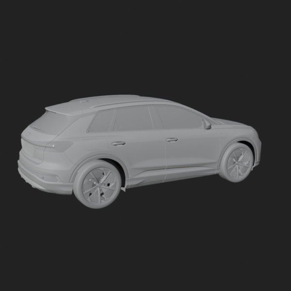 0006 Audi Q4 E-Tron S Line 3D Model