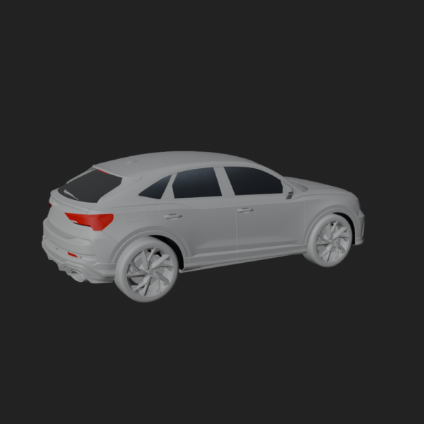 Audi RS Q3 Sportback 3D Model – Dynamic and Compact SUV