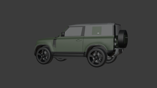 0006 Land Rover Defender 90 3D model